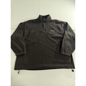 Vintage Winchester Pullover Quarter Zip Sweater Size 2xl Black